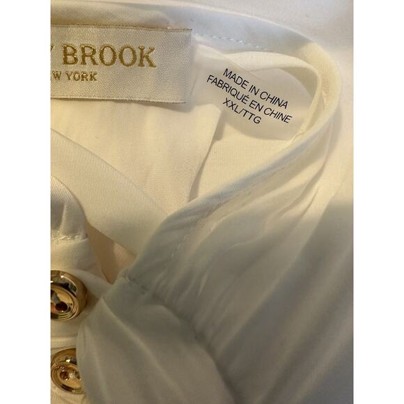 NWOT Ramy Brook Kahlil Maxi Dress‎ XXL Embroidered Hem Beachy Tiered NO BELT - Picture 11 of 12